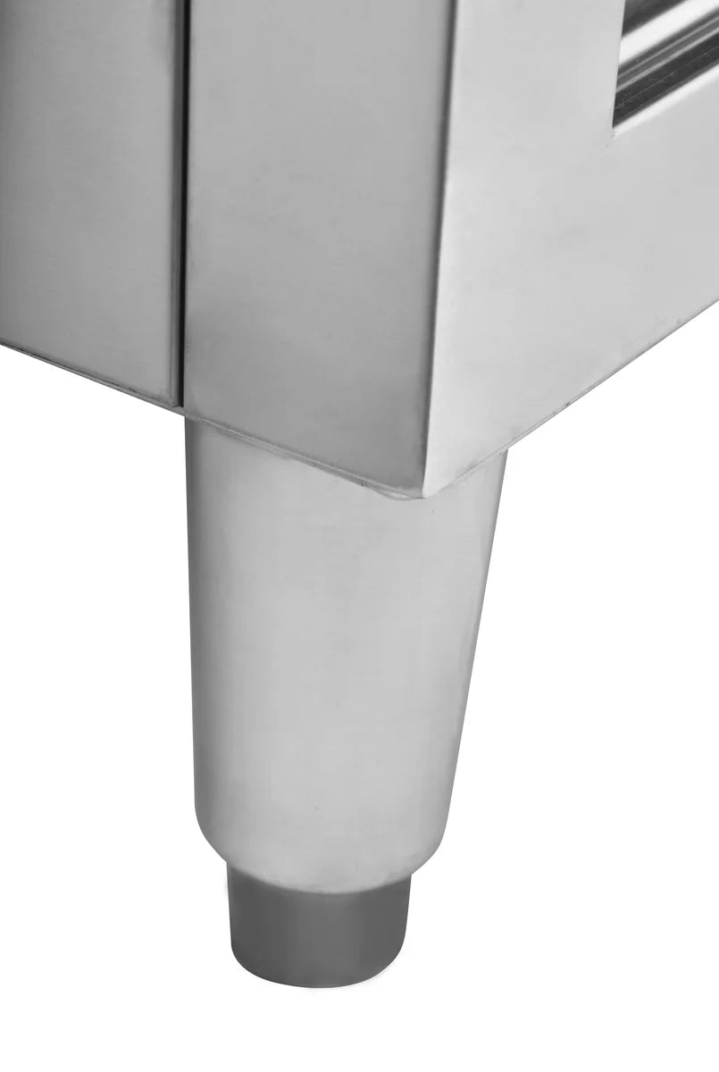 Edelstahl Arbeitsschrank Basic 180x60 mit Aufkantung 100 mm