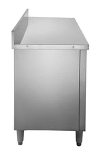 Edelstahl Arbeitsschrank Basic 180x60 mit Aufkantung 100 mm