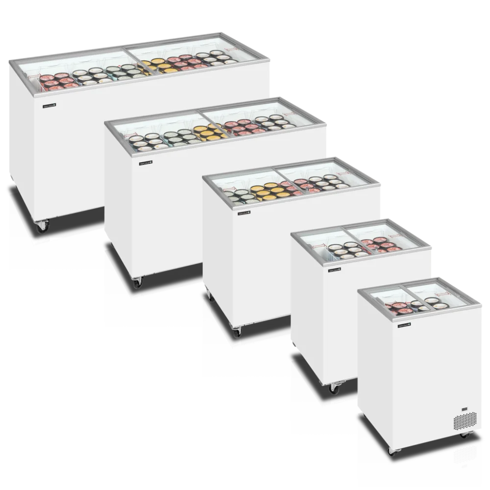 Congélateur coffre pour crème glacée Tefcold IC702SC