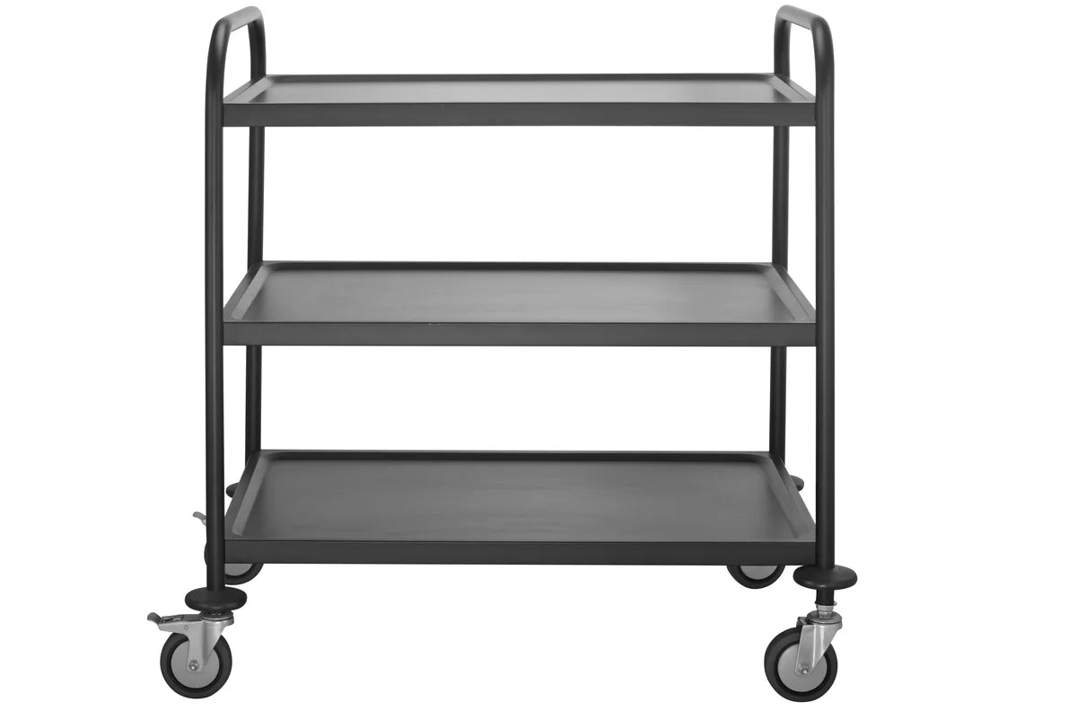 Servier- und Transportwagen ECO 3 schwarz