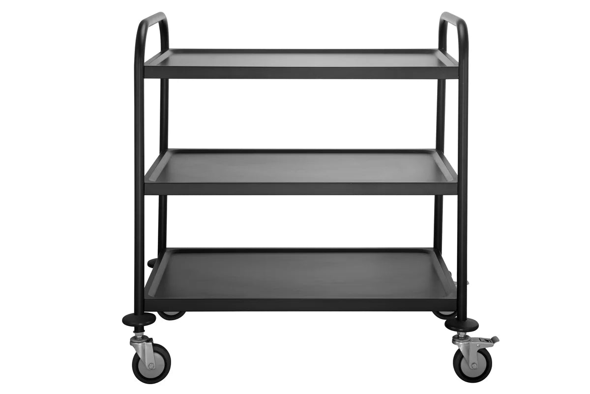 Servier- und Transportwagen ECO 3 schwarz