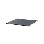 Feros Infinity Tripod Terrassentisch Sand frame + Schwarz HPL 70x70 cm