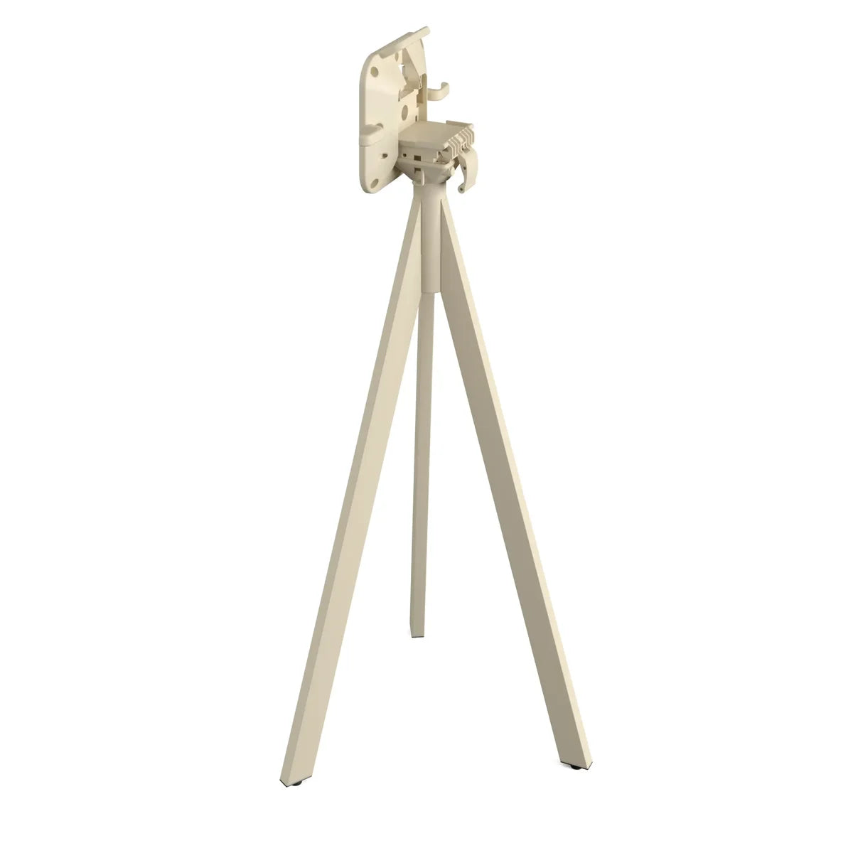 Feros Infinity Tripod Stehtisch Sand frame + Midnight Marble HPL Ø70 cm