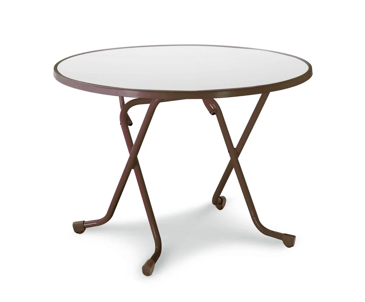 barths Dublin – Klapptisch rund 100 cm Braun