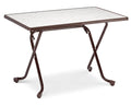 barths Madrid – Klapptisch rechteckig 110x70 cm Braun