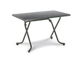 barths Madrid – Table pliante rectangulaire 110x70 cm Anthracite