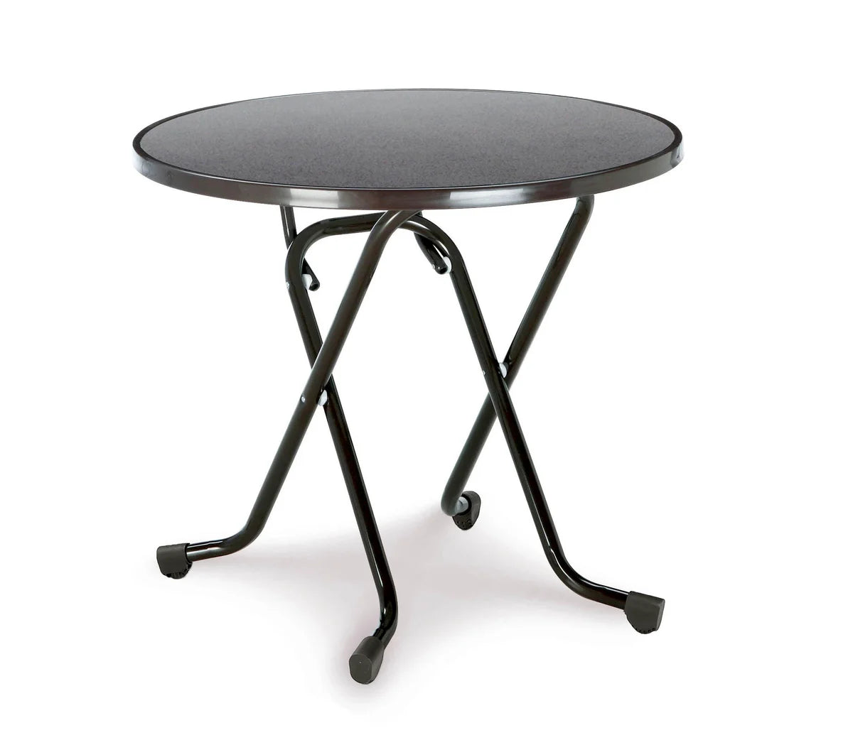 barths Dublin – Table pliante ronde 80 cm anthracite