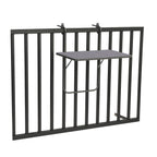 barths Boy – Table suspendue pour balcon 60x40 cm anthracite