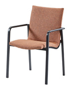 barths Positano – Fauteuil de repas Anthracite & Terracotta