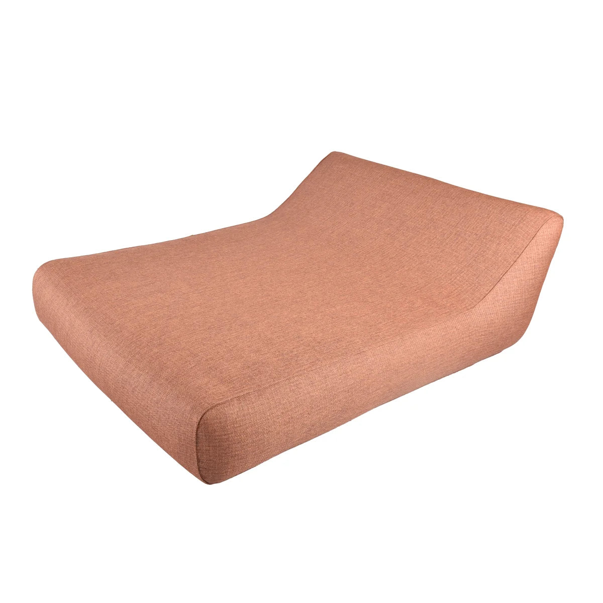 barths Vivero – Bain de soleil double gonflable avec dossier haut Terracotta
