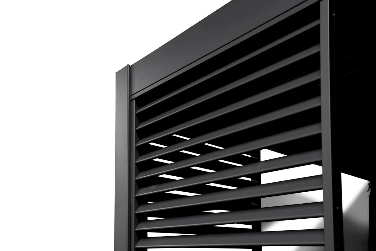 barths Louvre – Wand 123 cm (für breite 400cm) Anthrazit
