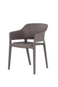 FEROS Giethoorn – Chaise couleur gris chaud