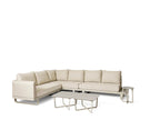 barths Fellow – Ensemble lounge avec 3 tables d’appoint sable