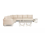barths Fellow – Ensemble lounge avec 3 tables d’appoint sable