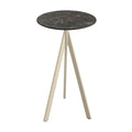 Feros Infinity Tripod Stehtisch Sand frame + Galaxy Marble HPL Ø70 cm