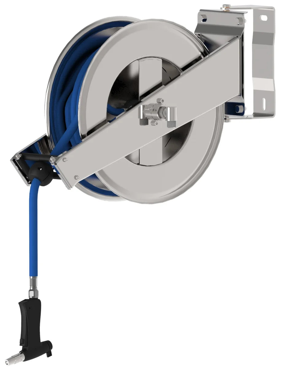 Schlauchaufroller mit Brause Profi 10m