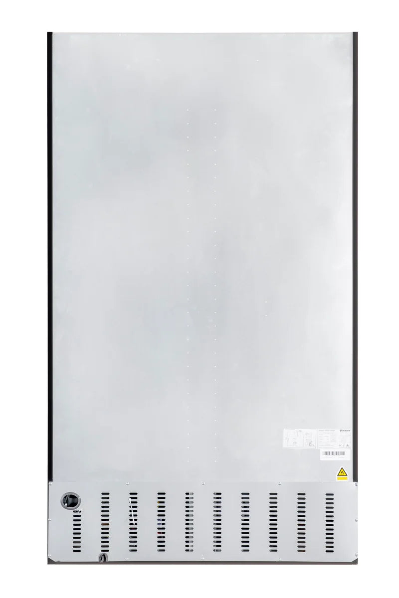 Getränkekühlschrank ECO 1000 mit Klapptüren, schwarz