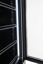 Getränkekühlschrank ECO 1500 mit Klapptüren, schwarz