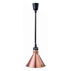 Lampe chauffante réglable en hauteur, couleur cuivre