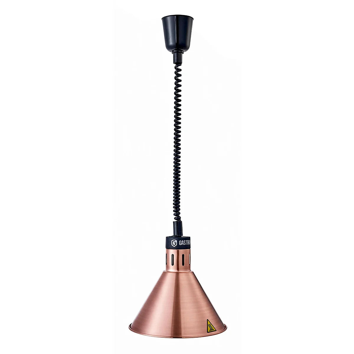 Lampe chauffante réglable en hauteur, couleur cuivre
