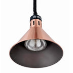 Lampe chauffante réglable en hauteur, couleur cuivre