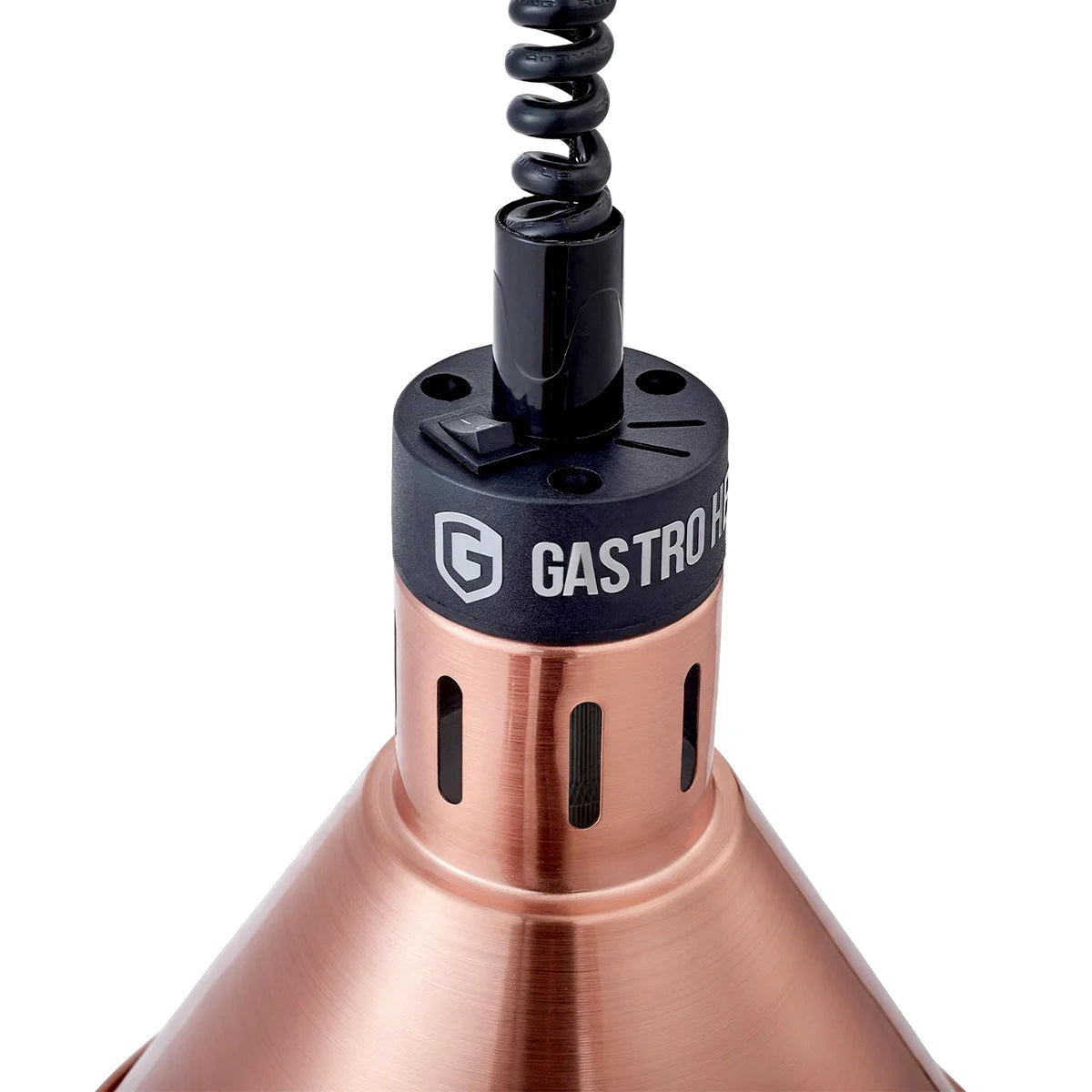 Lampe chauffante réglable en hauteur, couleur cuivre