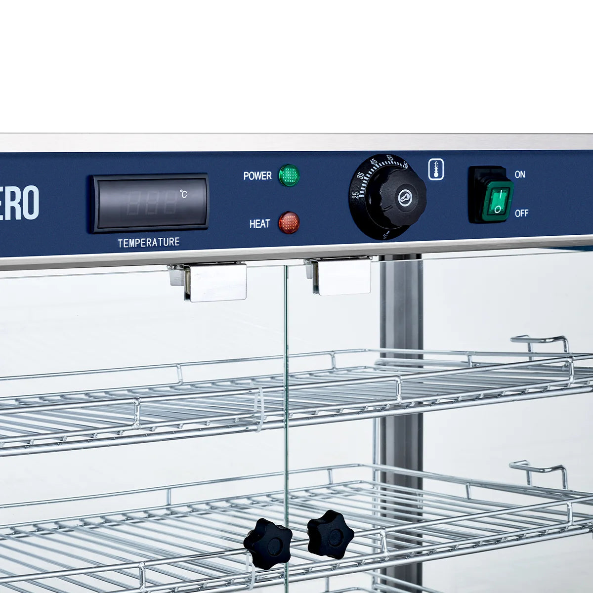 Vitrine chauffante ECO 700 - avec 3 étagères et éclairage