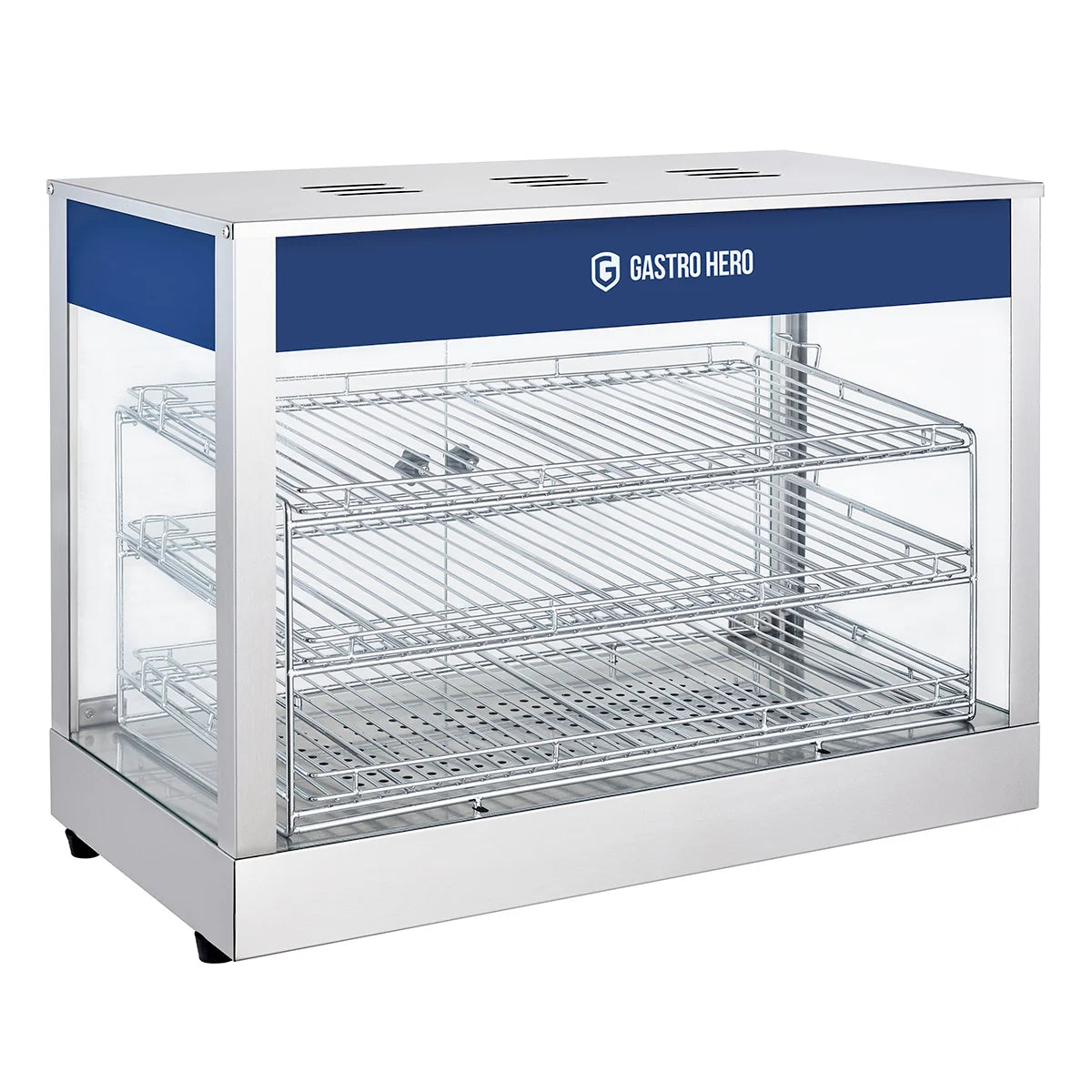 Vitrine chauffante ECO 700 - avec 3 étagères et éclairage