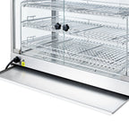 Vitrine chauffante ECO 700 - avec 3 étagères et éclairage
