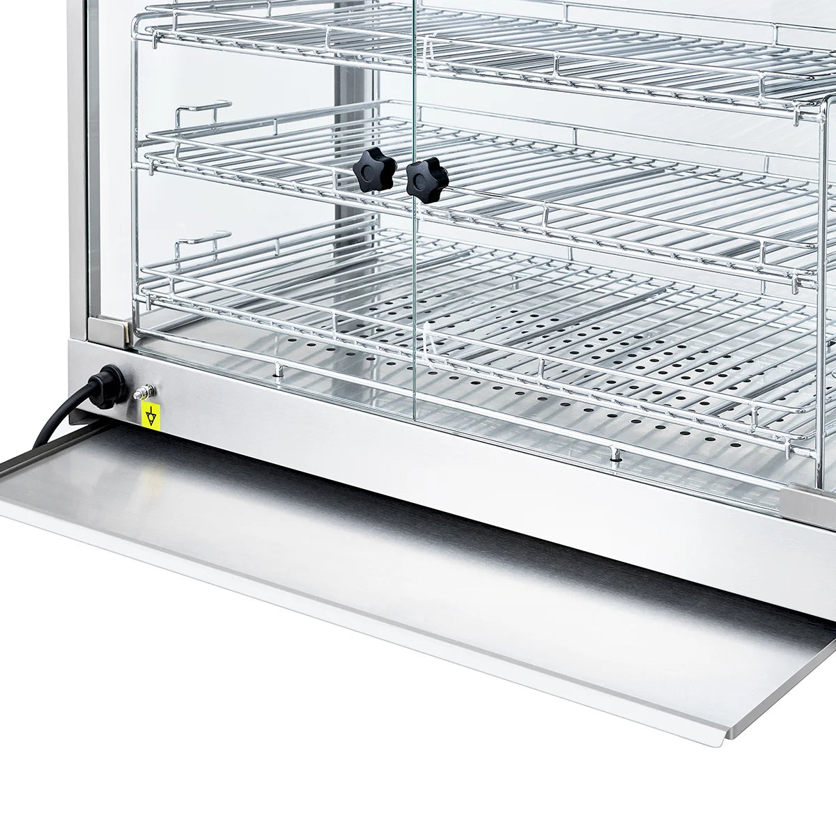 Vitrine chauffante ECO 700 - avec 3 étagères et éclairage