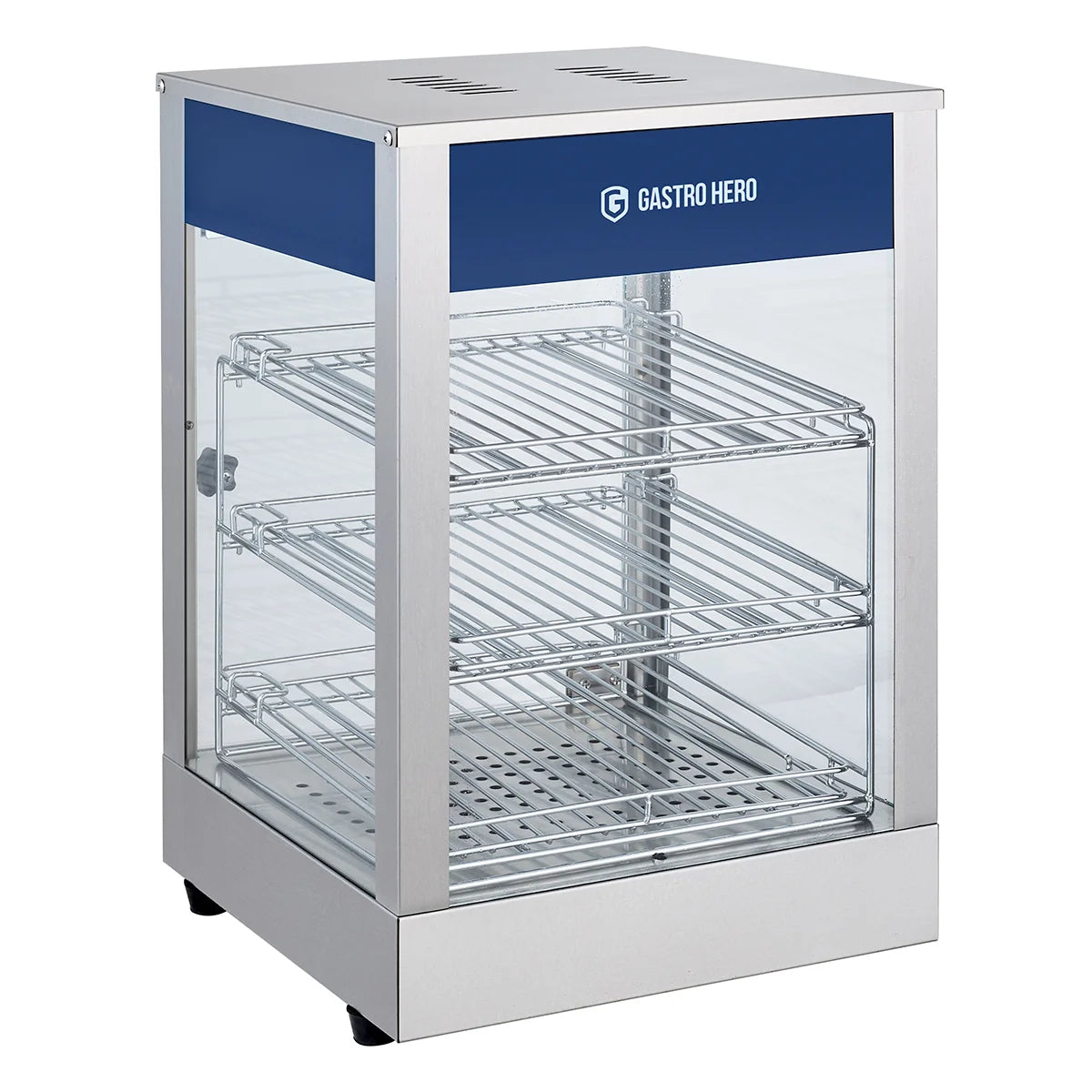 Warmhaltevitrine ECO 350 - mit 3 Ablagen und Beleuchtung