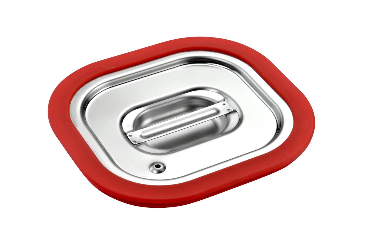 Couvercle basique avec joint en silicone pour bac GN 1/6