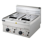 Friteuse électrique Série 600 - 60/60 - appareil de table 8+8 Litres - 18 kW