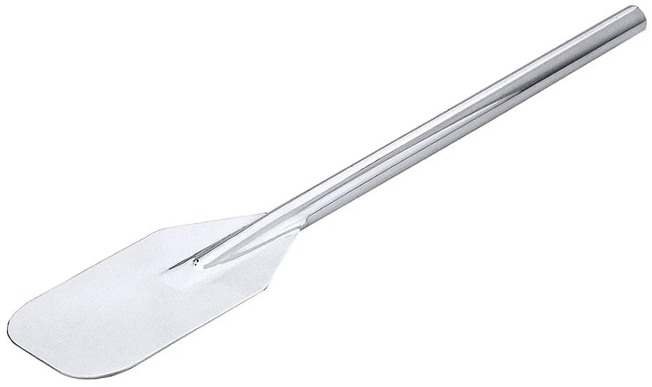 Spatule à mélanger, finition brillante, dimensions de la spatule 23x12 cm, longueur totale 105 cm