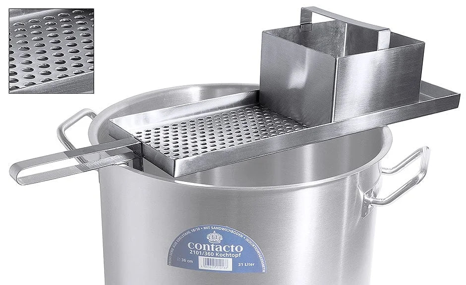 Râpe à Spätzle / Knöpfle, grande 2 Litres, pour Knöpfle courts