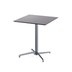 Table de terrasse Feros X Cross basse Acier 740 mm, 11001, plateau de table HPL 700 x 700 mm
