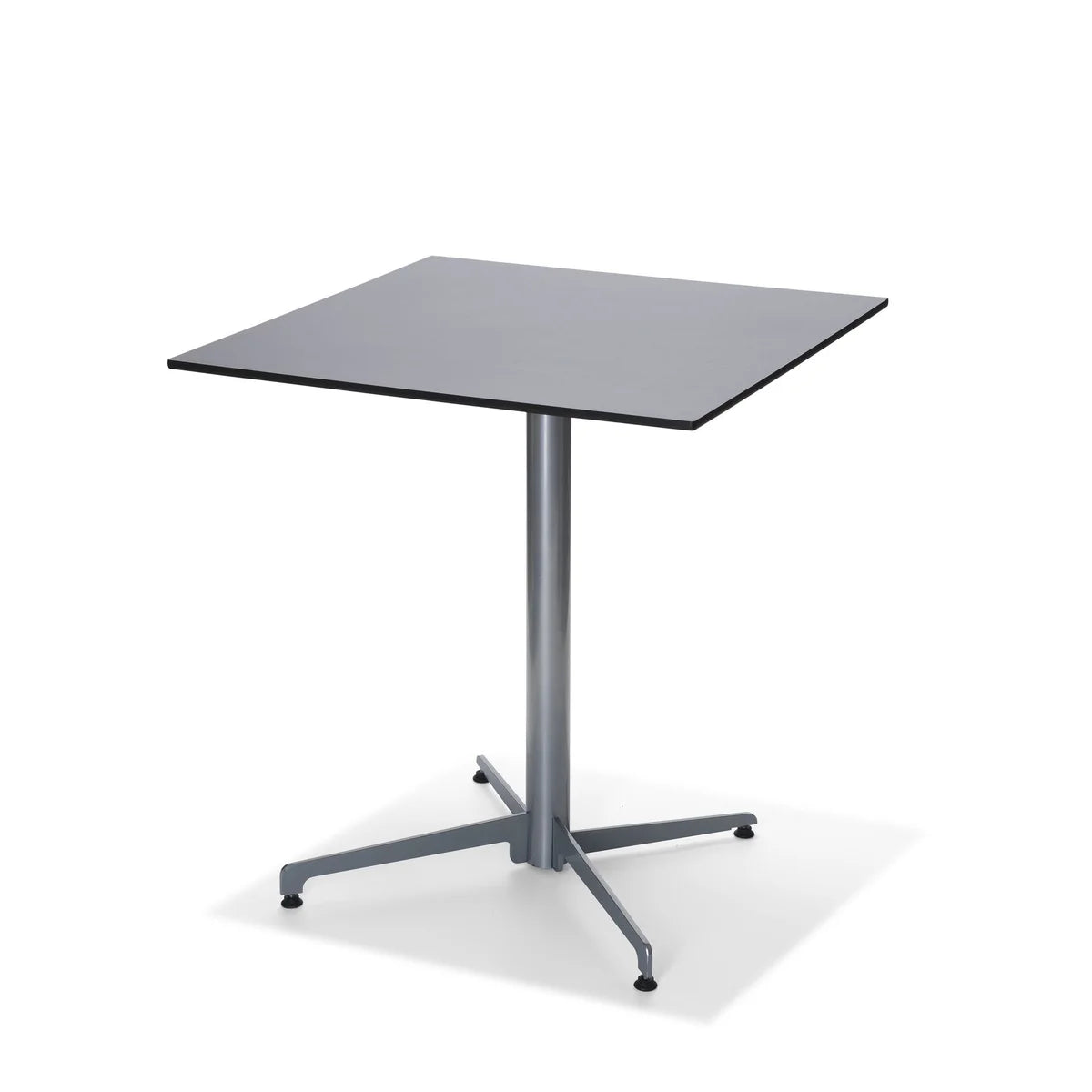 Table de terrasse Feros X Cross basse Acier 740 mm, 11001, plateau de table HPL 700 x 700 mm