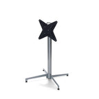 Table de terrasse Feros X Cross basse Acier 740 mm, 11001, plateau de table HPL 700 x 700 mm