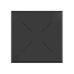 Table de terrasse Feros X Cross basse Acier 740 mm, 11001, plateau de table HPL 700 x 700 mm