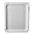 Papstar 250 Teller, Pappe pure eckig 16,5 cm x 20 cm weiss