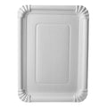 Papstar 250 assiettes, carton pure rectangulaire 21,5 cm x 29 cm blanc