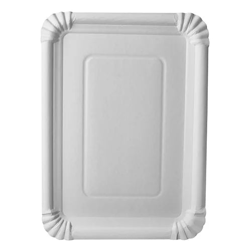 Papstar 250 assiettes, carton pure rectangulaire 21,5 cm x 29 cm blanc