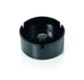 Cendrier en mélamine - 10 cm de diamètre - noir