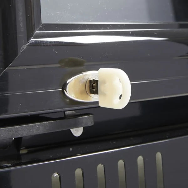 Gastro-Cool DC400 Getränkekühlschrank ECO STAR 400 Liter mit Werbedisplay schwarz/weiß, LED, super sparsam