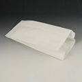 Papstar 1000 Papierfaltenbeutel, Cellulose, gefädelt 24 cm x 11 cm x 6 cm weiss Füllinhalt 1 kg
