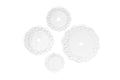 Schneider Set de dentelles rondes pour gâteaux 4 x 100 pièces, blanc