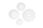 Schneider Set de dentelles rondes pour gâteaux 4 x 100 pièces, blanc