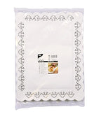 Papstar 100 papiers dentelés carrés 34 cm x 26 cm blanc