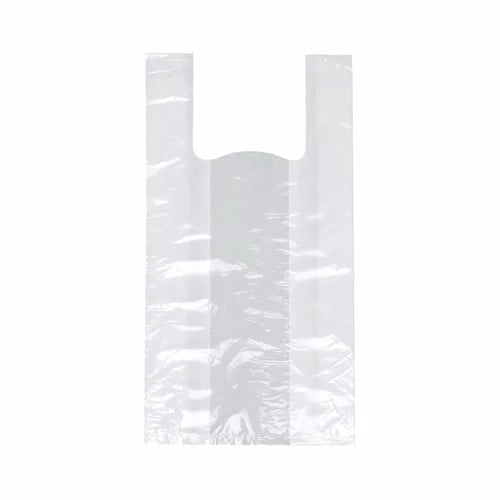 Papstar 250 sacs bretelles, HDPE 48 cm x 22 cm x 12 cm transparents sacs à nœud