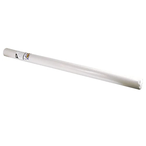 Papstar nappe en papier damassé 25 m x 1 m blanc